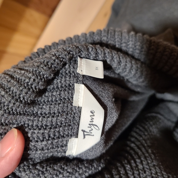 Thyme sweater blouse maternity/ Sz 3x - Picture 6 of 7